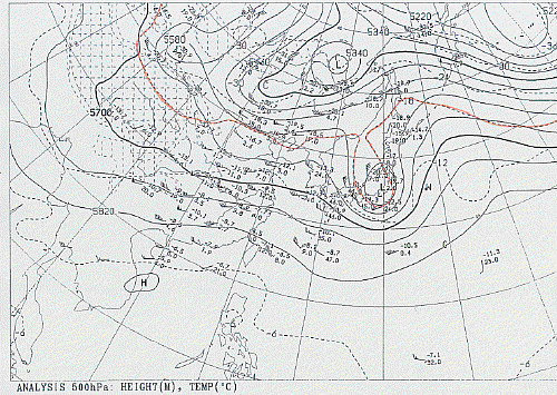 500hPa MAP